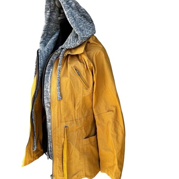 Love Tree cotton jacket with contrasting hood, women's size M - Picture 3 of 10